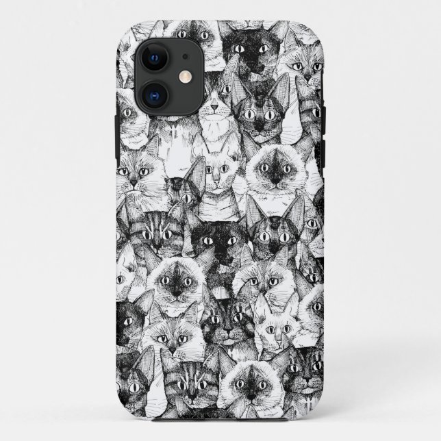 Coques Case-Mate iPhone juste des chats (Dos)