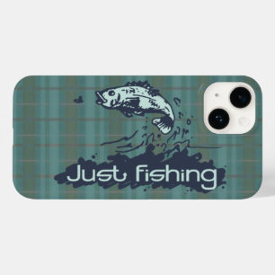 Coques Pour iPhone Juste la pêche mens tartan vert