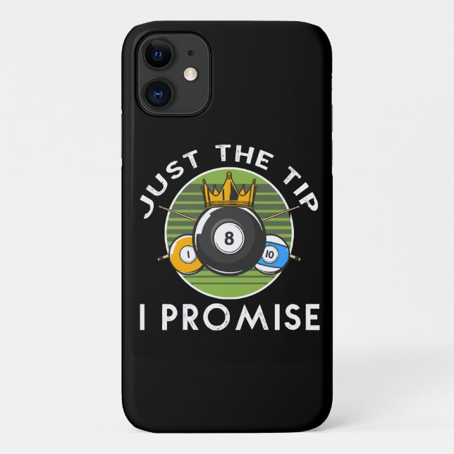 Coques Case-Mate iPhone Juste le bout, je promets Billard (Dos)