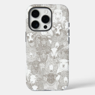 Coque iPhone 16 Pro juste mouton blanc naturel