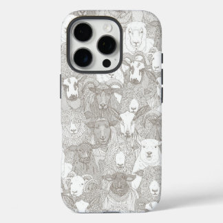 Coque iPhone 16 Pro juste mouton blanc naturel