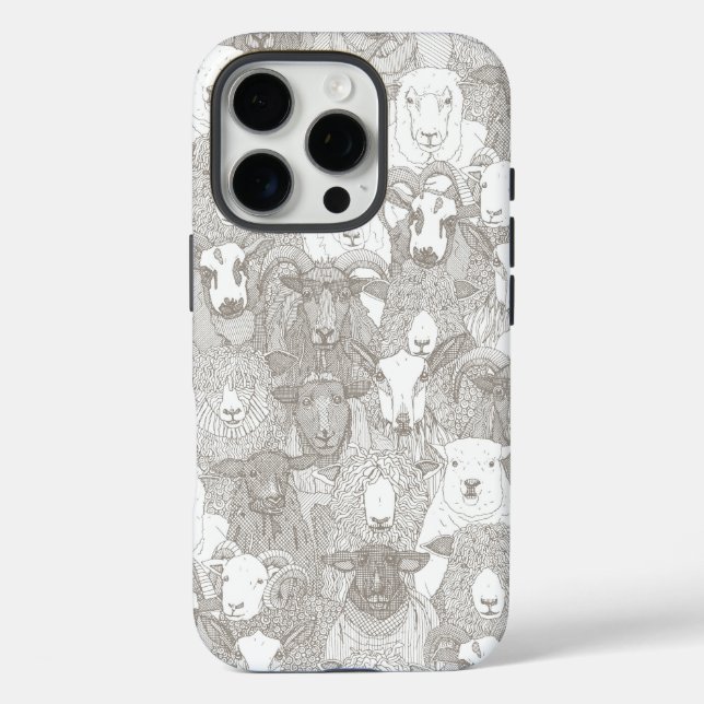 Coques Case-Mate iPhone juste mouton blanc naturel (Verso)