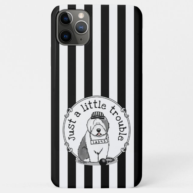 Coques Case-Mate iPhone Juste un petit problème Vieux anglais Sheepdog Gre (Dos)