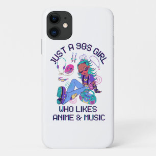 Case-Mate iPhone Case Juste une fille des années 90 qui aime la musique