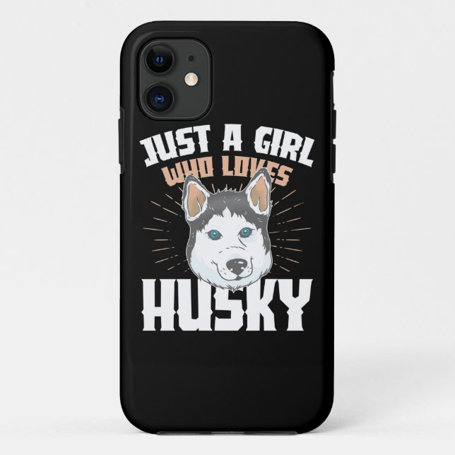 Coques Case-Mate iPhone Juste Une Fille Qui Aime Husky (Dos)
