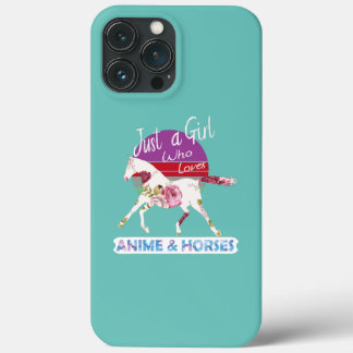 Case-Mate iPhone Case Juste une fille qui aime l'Anime et les chevaux en