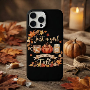 Coque Case-Mate iPhone Juste une fille qui aime le café de la saison d'au