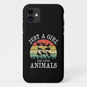 Case-Mate iPhone Case Juste une fille qui aime les animaux