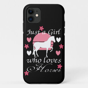 Case-Mate iPhone Case Juste Une Fille Qui Aime Les Chevaux En Rose Clair