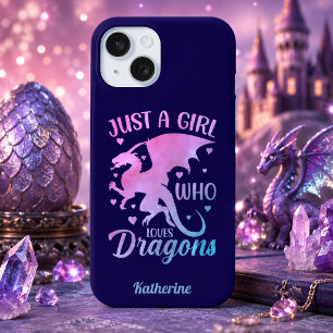Coque Case-Mate iPhone Juste Une Fille Qui Aime Les Dragons - Fantastique