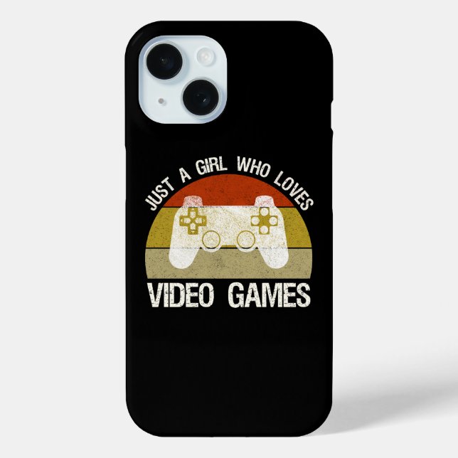 Coques Case-Mate iPhone Juste Une Fille Qui Aime Les Jeux Vidéo (Verso)