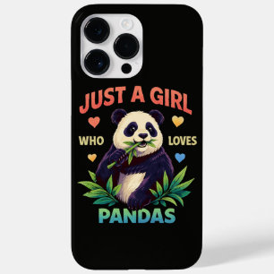 Coque Case-Mate iPhone Juste une fille qui aime les pandas mignons