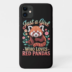 Case-Mate iPhone Case Juste Une Fille Qui Aime Les Pandas Rouges