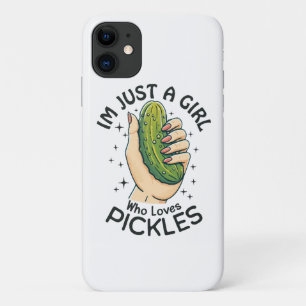 Case-Mate iPhone Case Juste une fille qui aime les pickles - Vegan drôle