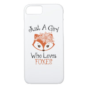 Case-Mate iPhone Case Juste une fille qui aime les renards