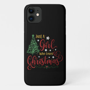Case-Mate iPhone Case Juste une fille qui aime Noël