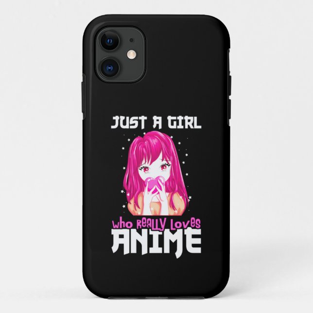 Coques Case-Mate iPhone Juste Une Fille Qui Aime Vraiment Anime (Dos)