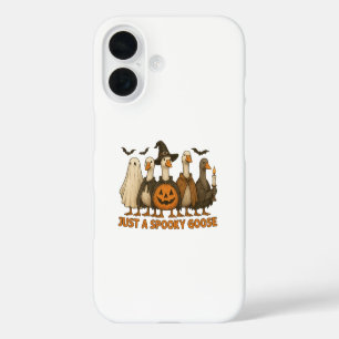 Coque Pour iPhone 16 Juste une oie effrayante Halloween pour garçon fil