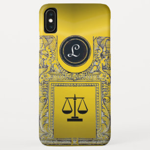 Case-Mate iPhone Case JUSTICE BUREAU JURIDIQUE, PROCUREUR JAUNE MONogram
