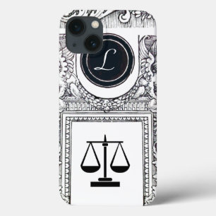 Coques Pour iPhone JUSTICE BUREAU JURIDIQUE, PROCUREUR Monogramme Bla