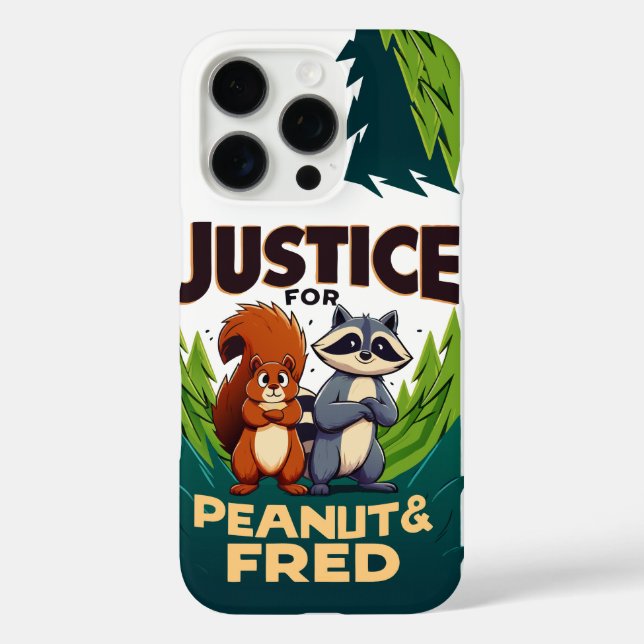Coques Case-Mate iPhone Justice pour Peanut l'écureuil et Fred (Verso)