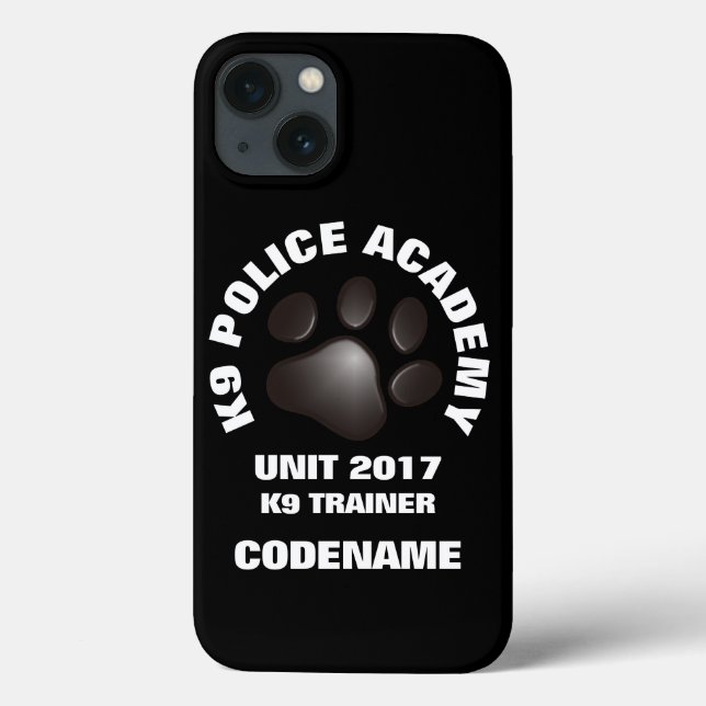 COQUES Case-Mate iPhone K9 ACADÉMIE DE POLICE (Verso)