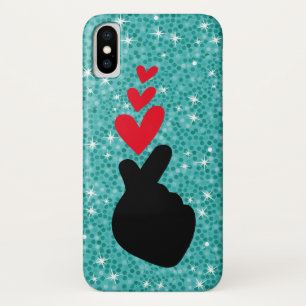 Case-Mate iPhone Case K-Pop Idol Doigt Coeur Love Symbole Téléphone Ca