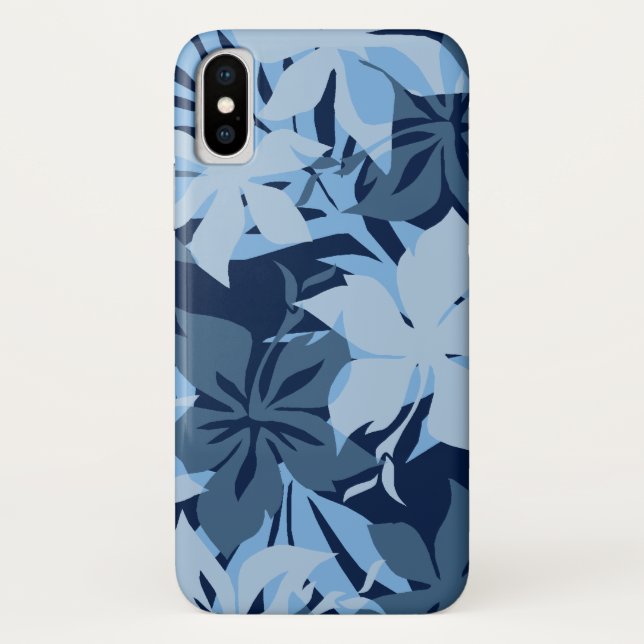 Coques Case-Mate iPhone Kaanapali Camo Hibiscus hawaïens (Dos)