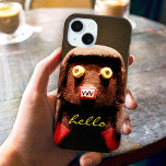 Coque Case-Mate iPhone Kachina Cute Funny Sweet Face Photo Bonjour Citati<br><div class="desc">"Bonjour." Qui peut résister à un visage comme celui-ci ? Gardez les pensées heureuses de vos amis près de votre coeur chaque fois que vous utilisez cette jolie petite boîte de téléphone portable photo colorée. Fait un grand cadeau pour quelqu'un spécial! Vous pouvez facilement personnaliser ce boîtier de téléphone portable...</div>