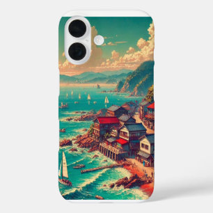 Coque Pour iPhone 16 (Kagayaku Umibe) – Rivage Lumineux