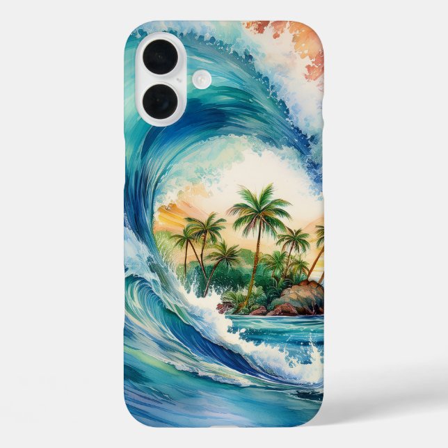 Coques Case-Mate iPhone Kai Aloha Motu Aquarelle (Verso)