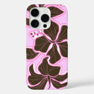 Coque iPhone 16 Pro Kailua Hibiscus Hawaiian Ingénié Floral Rose