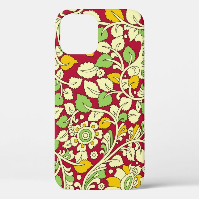 Coques Case-Mate iPhone kalamkari Motif sans fil. Arrière-Plan Et Printi (Verso)