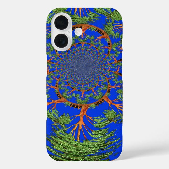 Coques Case-Mate iPhone Kaleidoscope Acacia Arbre Art Imprimer/Graphique (Verso)