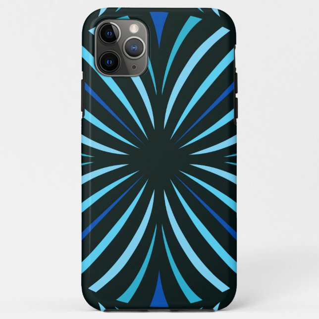 Coques Case-Mate iPhone Kaleidoscope bleu (Dos)