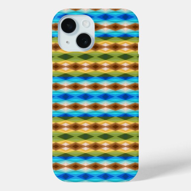 Coques Case-Mate iPhone Kaleidoscope couleur plage Tropical Art Abstrait (Verso)
