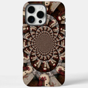 Coques iPhone 16 Pro Max Kaleidoscope de Bonhomme de Neige Étonnant Paysa