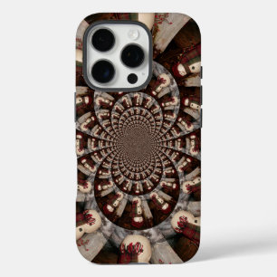Coques iPhone 16 Pro Kaleidoscope de Bonhomme de Neige Étonnant Paysa