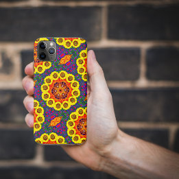 Case-Mate iPhone Case Kaléïdoscope de fleurs dorées