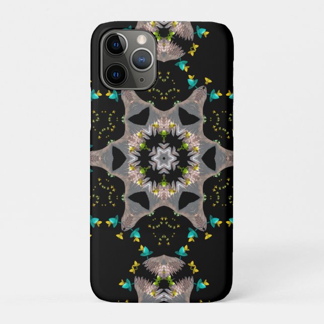 Coques Case-Mate iPhone Kaléidoscope de nuit en velours  (Dos)