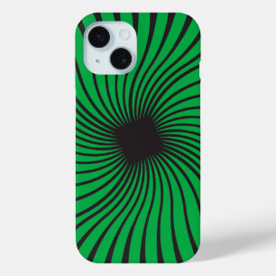 Coque Case-Mate iPhone Kaleidoscope Design noir et vert