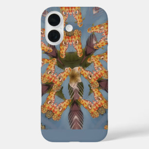 Coque Pour iPhone 16 Kaleidoscope Giraffe Mandala : Safari Art Abstrait