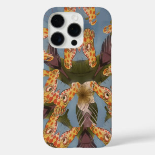 Coque iPhone 16 Pro Kaleidoscope Giraffe Mandala : Safari Art Abstrait