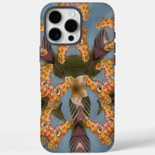 Coques iPhone 16 Pro Max Kaleidoscope Giraffe Mandala : Safari Art Abstrait
