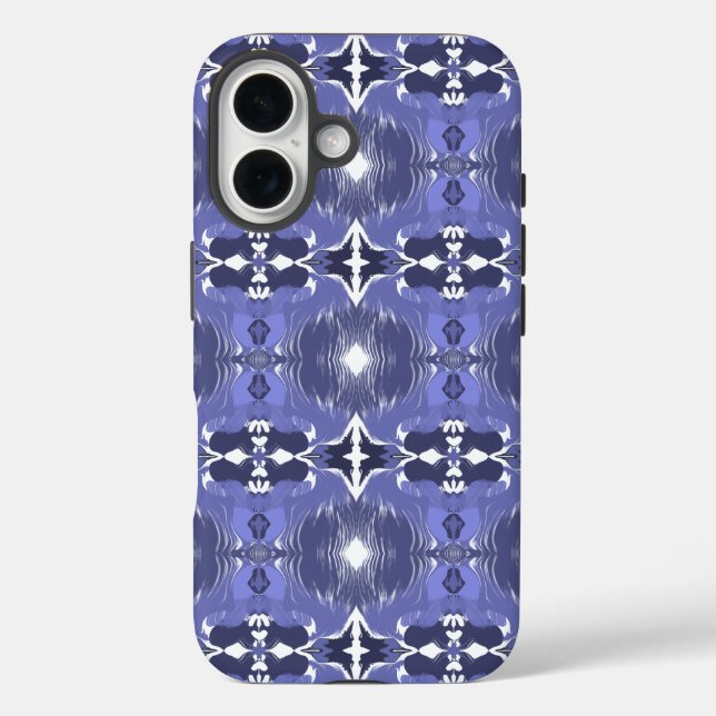 Coques Case-Mate iPhone Kaleidoscope Indigo de Minuit (Verso)