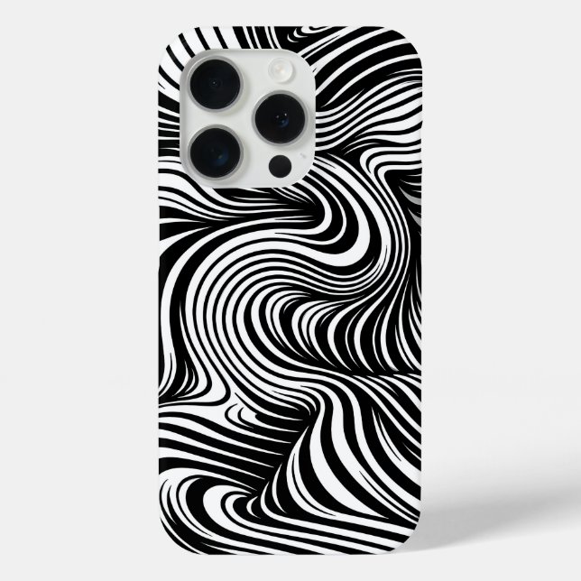 Coques Case-Mate iPhone Kaleidoscope monochrome (Verso)