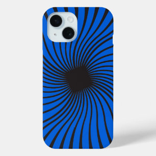 Coque Case-Mate iPhone Kaleidoscope noir et bleu clair