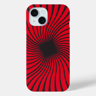 Coque Case-Mate iPhone Kaleidoscope noir et rouge