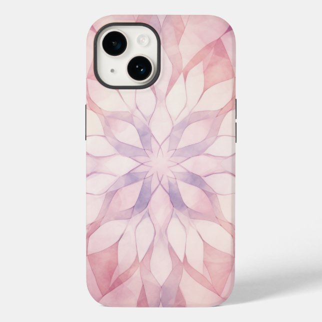 Coques Case-Mate iPhone Kaleidoscope rose (Verso)