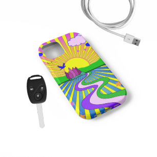 Case-Mate iPhone Case Kaleidoscope Sunburst psychédélique Été d'amour